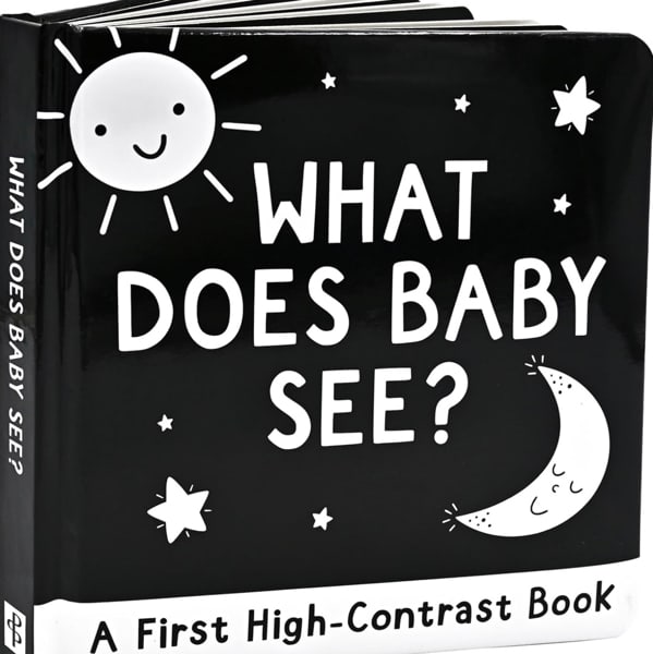 What Does Baby See? A High-Contrast Board Book (Padded Cover)