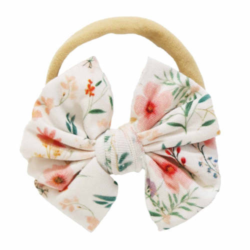 Winnie's Wildflowers Knit Bow Headband