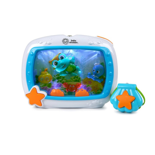 Baby Einstein Sea Dreams Soother Musical Crib Toy and Sound Machine, Newborn and up