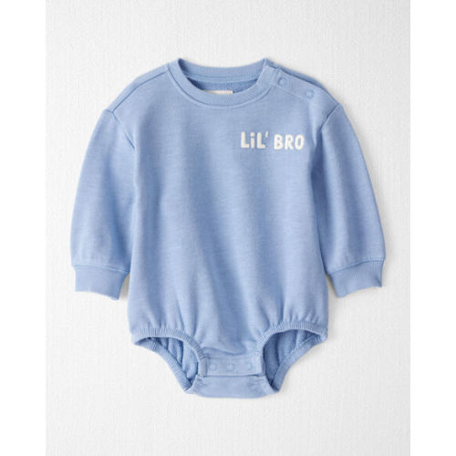 Baby Boy Organic Cotton Lil' Bro Bubble - Little Planet | Carter's
