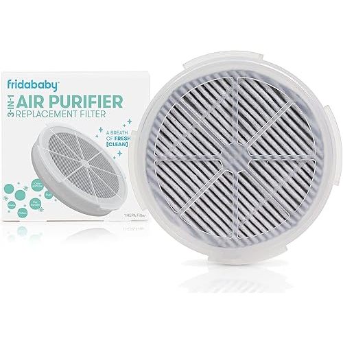 Frida Baby Replacement Filter for 3-in-1 Air Purifier with Activated Carbon Filter to Remove Odors, Air Pollution & More