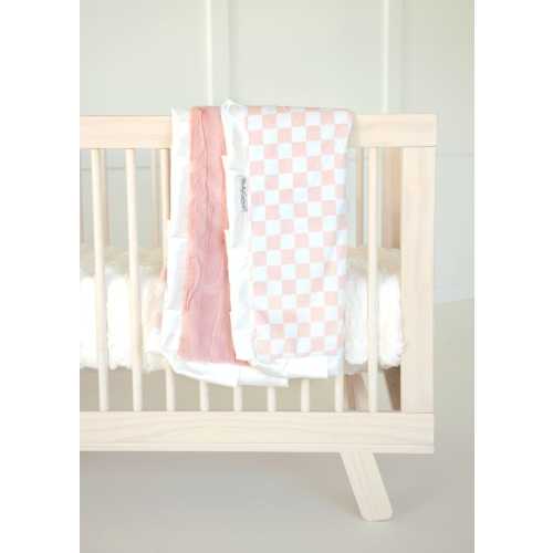 Checkered Blush Blanket