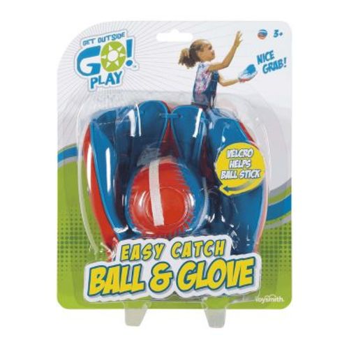 Toysmith Get Outside Go! Easy Catch Ball & Glove Set