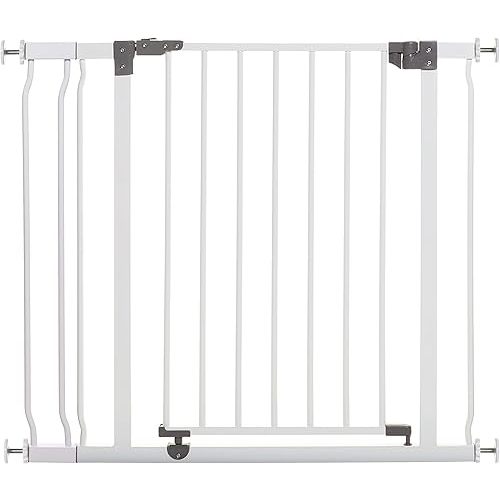 Walk Thru Baby Safety Gate Set - White