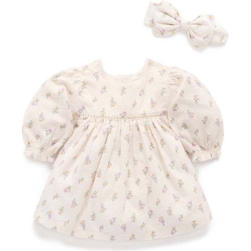 Primrose Dress with Headband Primrose Print - Purebaby Dresses | Maisonette