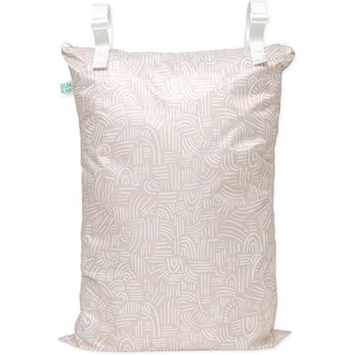 Bumkins Waterproof Hanging Wet Bag, XL Boho Beige
