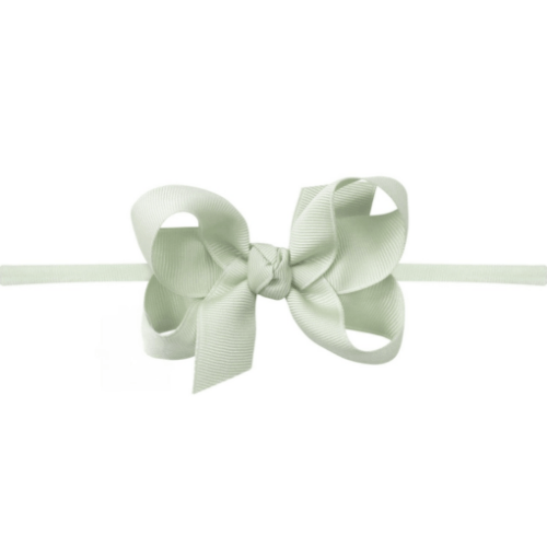 Satin Double Knot Bow on Clip