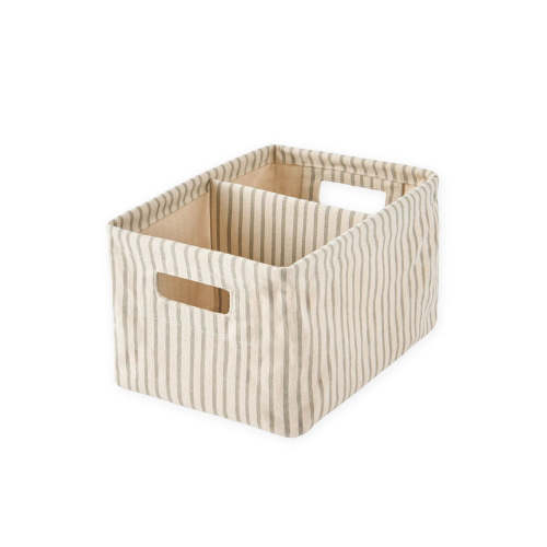 Printed Hideaway Caddy - Stripes Away Pebble Grey