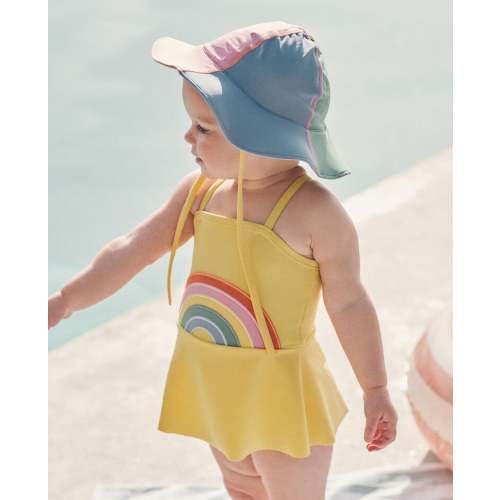 Baby One-Piece Rainbow Swimsuit & Swim Hat Set | Hanna Andersson