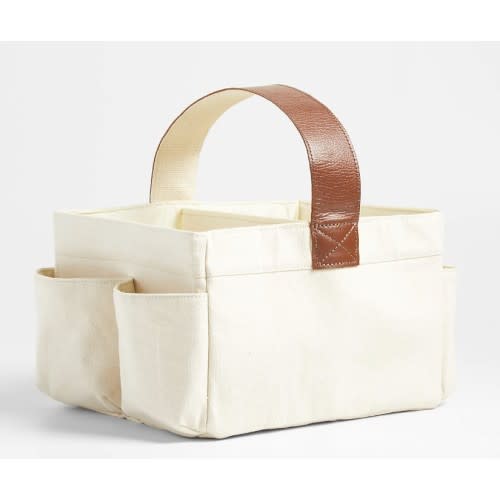 Canvas Diaper Caddy Organizer