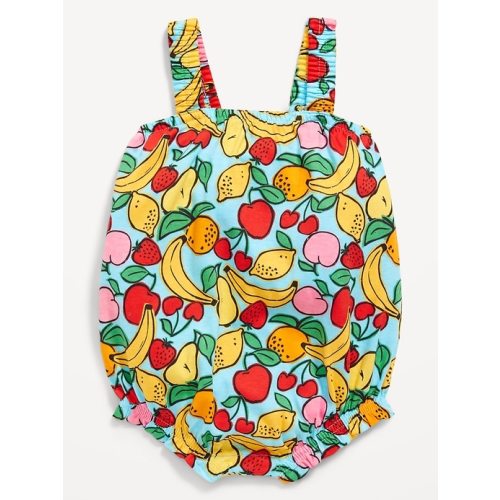 Printed Sleeveless One-Piece Romper for Baby