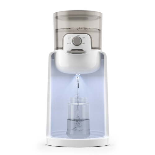 Grownsy Baby Bottle Warmer with Plastic Heater, Formula Dispenser, 4 Temperature Settings, 72H Warmth, Night Light