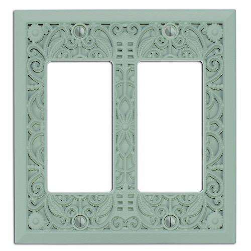 Tower Ash Green Filigree Shabby Chic 2 Rocker (GFI)