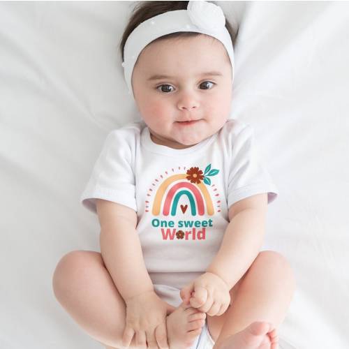 Dave Matthews One Sweet World Infant Bodysuit , DMB Lover Baby Gift , Rainbow Baby One Piece , Dave Matthews Girls Shirt