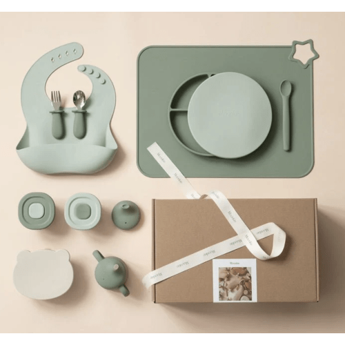 First Bites Gift Set (Sage/Mint)