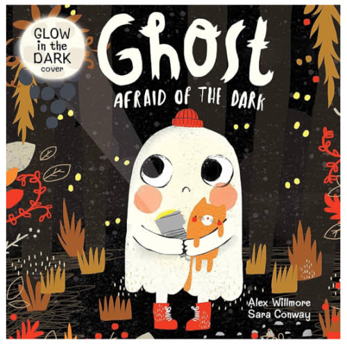 Ghost Afraid of the Dark | Halloween Picture Board Book for Toddlers with Glow-in-the-Dark Cover | Sweet Story About Bravery & Friendship | Bedtime Rhyming Story Book for Kids Scared of the Dark
