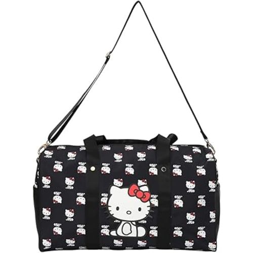 Hello Kitty AOP in Nylon with PU Accents Duffle Bag