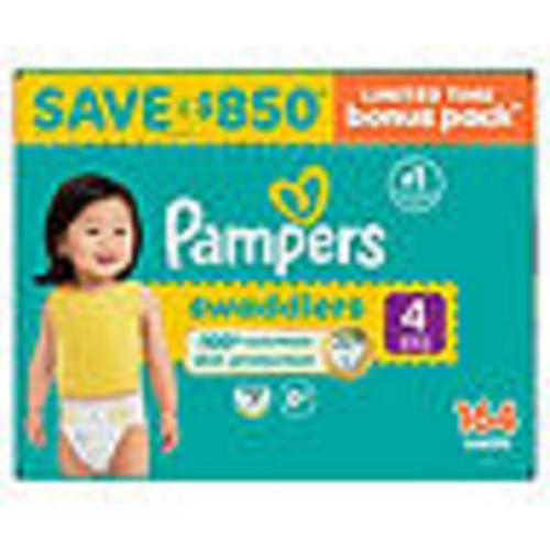 Pampers Swaddlers Diapers, Sizes Newborn-8 - Sam's Club