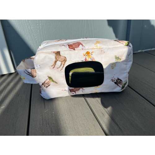 Custom Fabric Baby Wipes Pouch