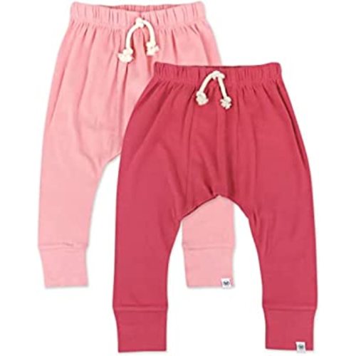 HonestBaby Honest Pants Joggers Pull on 100% Organic Cotton for Infant Baby and Toddler, Boys, Girls, Unisex