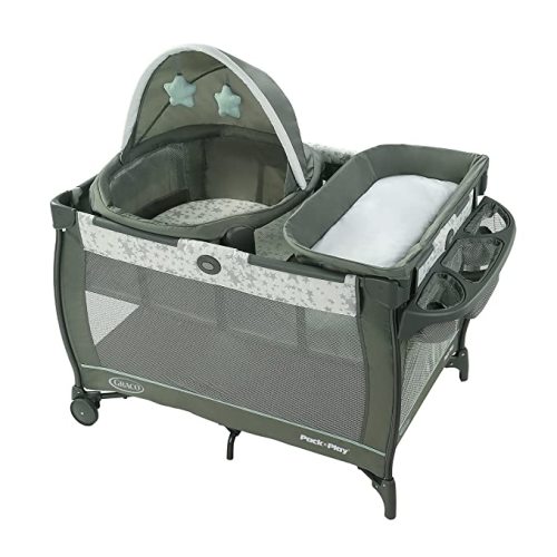 Graco Pack 'n Play Travel Dome Playard | Includes Travel Bassinet
