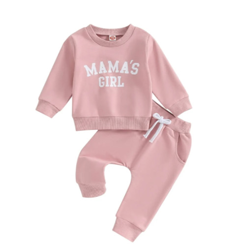 MAMA'S GIRL Joggers Outfit 6-12 mo - Hazel & Bo