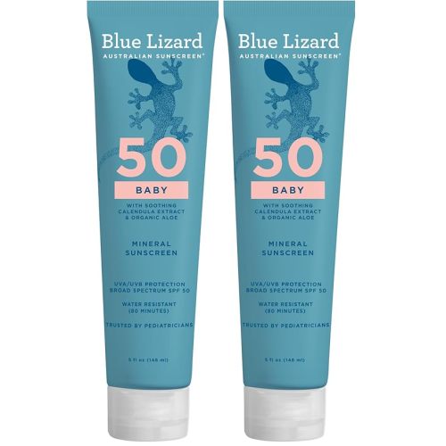Blue Lizard Baby Mineral Sunscreen LOTION, Pack of 2