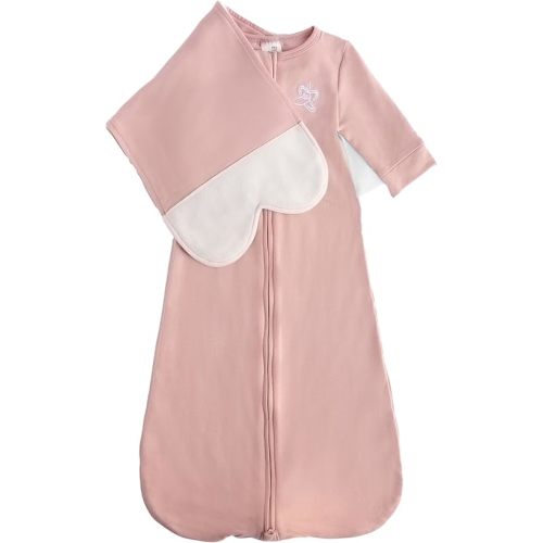 Organic Cotton Blend, All-in-One Sleep Sack Training System for Newborn Infant Baby