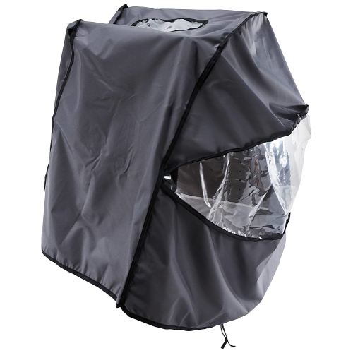 Britax B-Free Stroller Wind and Rain Cover | Easy Install + Air Ventilation + Storage Pouch Included Grey