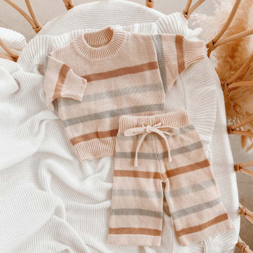 Dune Knit 2 Piece Set - Long Sleeve
