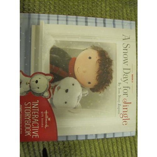 Hallmark Jingle the Husky Pup Interactive Story Book #2 "A Snow Day For Jingle" Hardcover