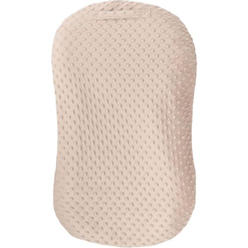 Water Resistant Removable Cover for Newborn Lounger | Minky Sensory Touch Slipcover for Baby Floor Seat | Premium Quality Soft Wipeable Fabric | Hypoallergenic (Sand)