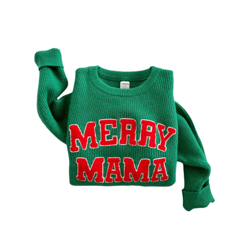 Women's Knit Sweater, Merry Mama