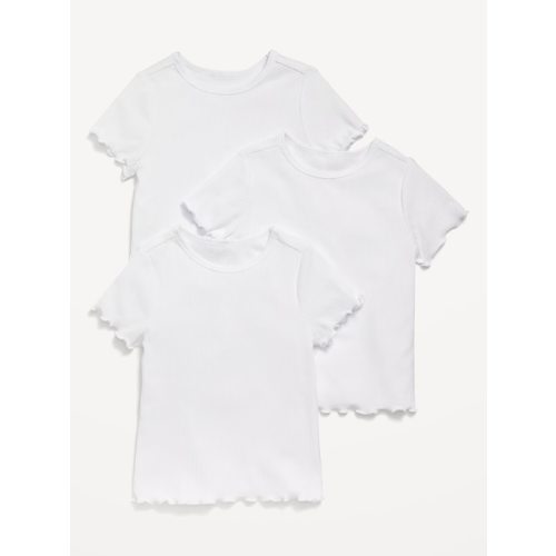 Short-Sleeve Lettuce-Edge T-Shirt 3-Pack for Toddler Girls | Old Navy 12-18M