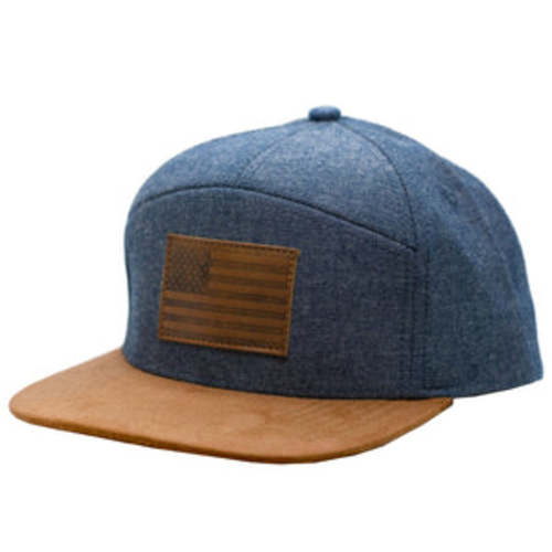 American Flag Kid's Hat - Flat Bill Hat for Youth – Wild & Free Hats