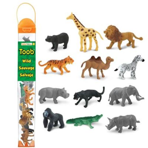 Safari Ltd. - Wild Animals TOOB® - contains 12 Mini Figurines