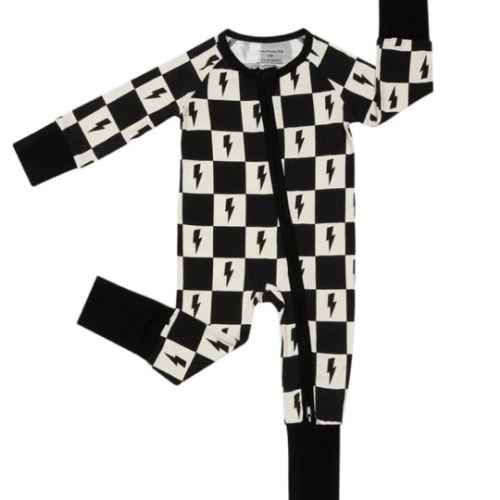 Bamboo Zip Romper | Checks & Bolts