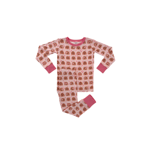 Pink Goldendoodle Two Piece Set