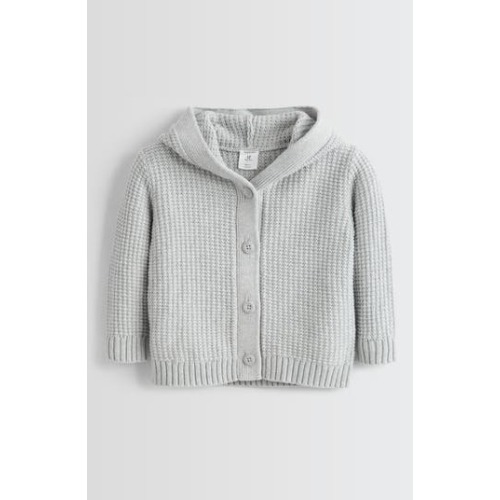 Core Hooded Cotton Cardigan, 3M