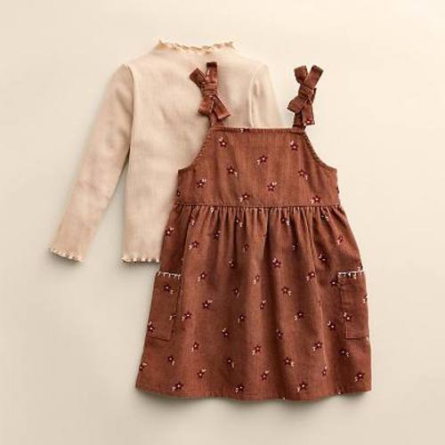 Baby & Toddler Girl Little Co. by Lauren Conrad 2-Piece Top & Jumper Dress Set