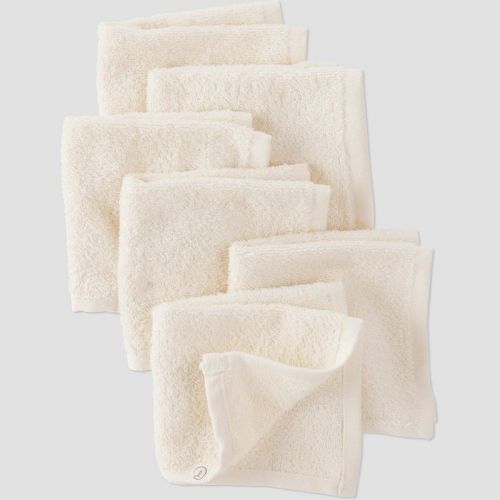 Little Planet by carter's 6pk Wash Cloth - Cream