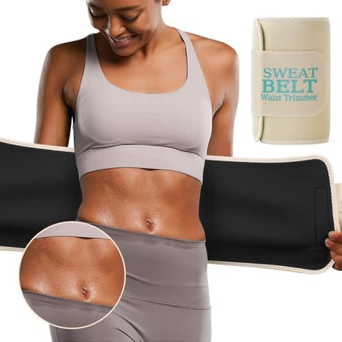 LKV Sweat Waist Trainer for Women Belly Fat Neoprene Waist Trimmer for Women Workout