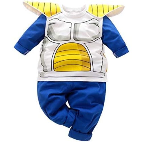 Baby Clothes Newborn Jumpsuits Baby Lovely Anime Long Sleeve Cartoon Clothes Set Tops + Pants