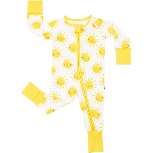 Little Sleepies Zipper Pajama - Sunshine, Newborn