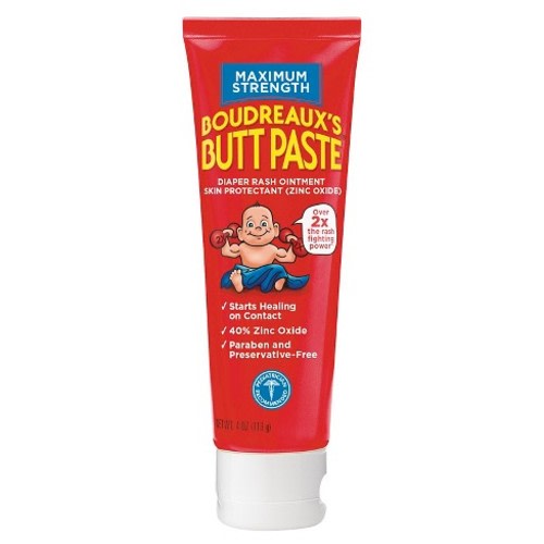Boudreaux's Paste Maximum Strength Diaper Rash Ointment - 4oz