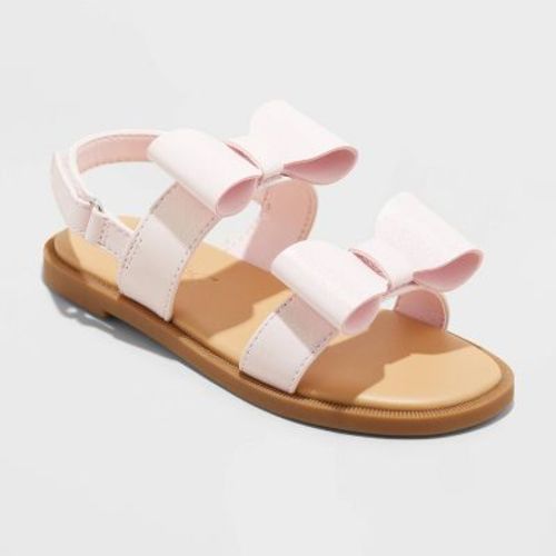 Toddler Ruby Bow Sandals - Cat & Jack™ White 5t