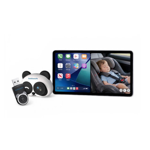 Bubbasafe Baby View - Car Camera (Panda)