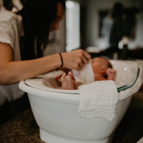 Muslin Cotton Baby Washcloths | 6 Pack - White | Parker Baby Co.