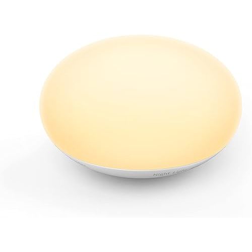 Anico EASZZZ Baby Night Light, Nursery Night Lamp for Breastfeeding, Soft BPA Free Silicone Touch Night Lamp, Eye Caring, Easy Flip Design, Stepless Dimming, 1-Pack