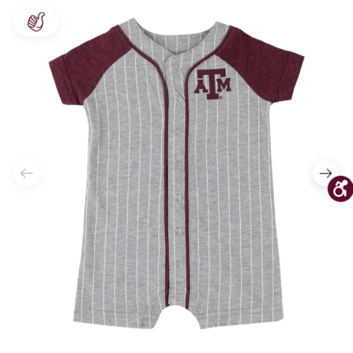 Texas A&M Infant Colosseum Infant Airball Romper